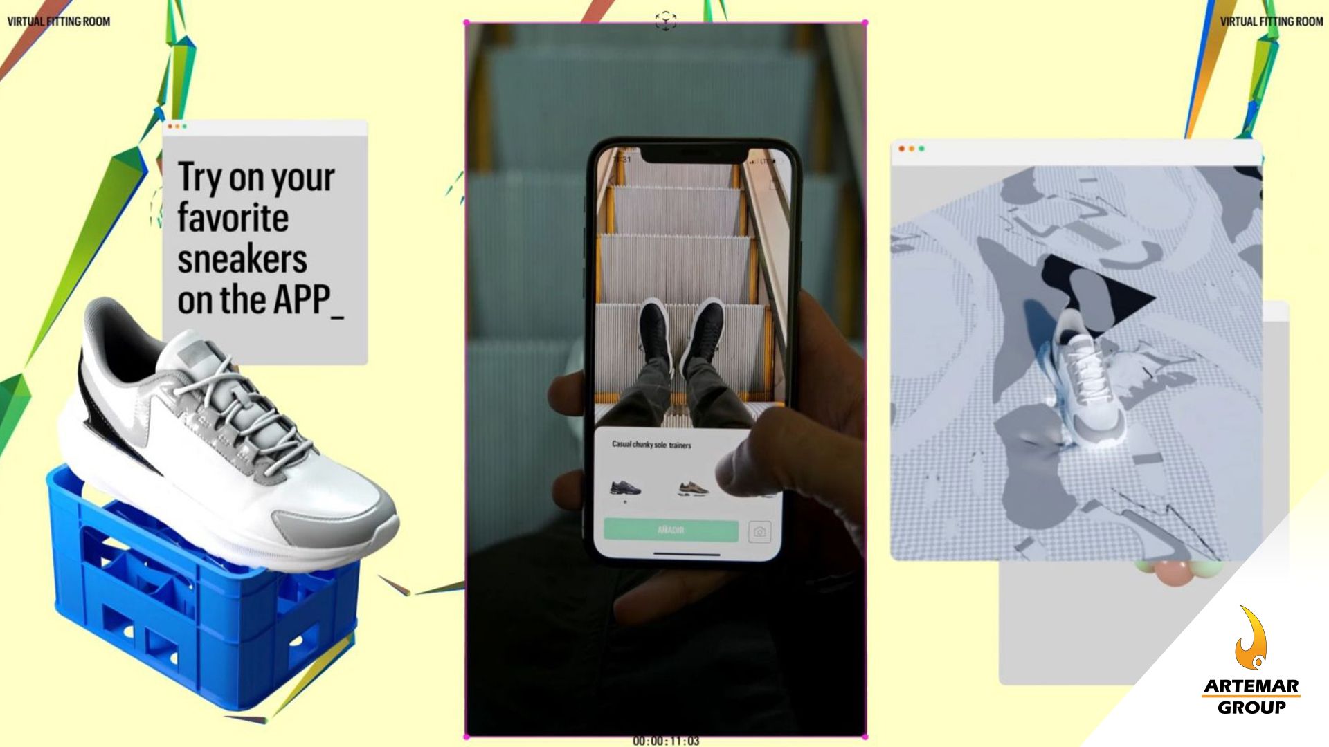 Probador virtual en Realidad Aumentada para zapatillas