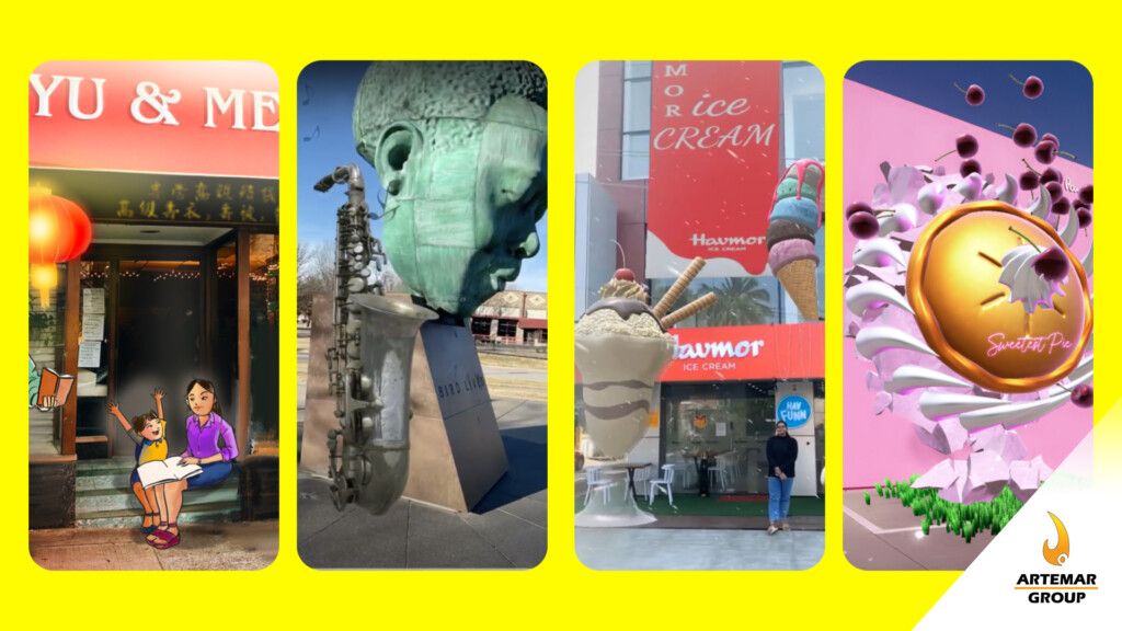 Realidad Aumentada en hitos históricos con Snapchat