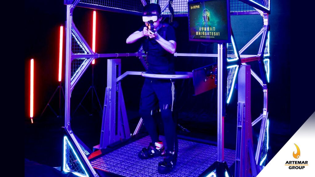 GATES01: Esta caminadora VR es la puerta al Metaverso
