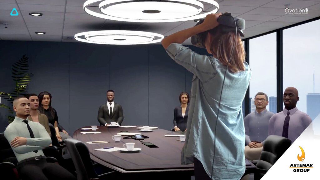 HTC Vive ofrece entrenamiento con VR para hablar en público