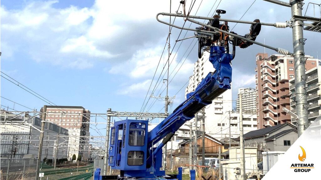 Robots VR construyen vías férreas en Japón
