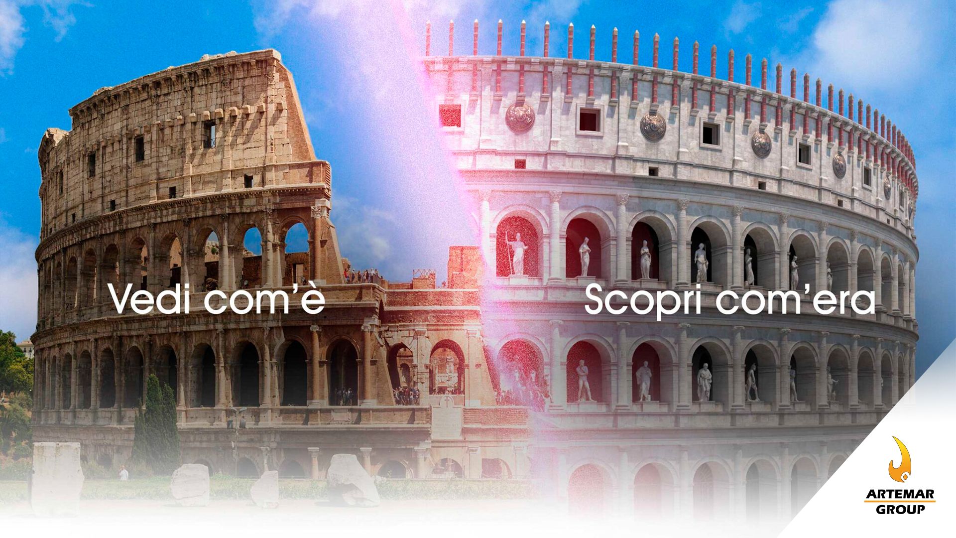 Virtual Reality Bus te lleva a un tour por la antigua Roma