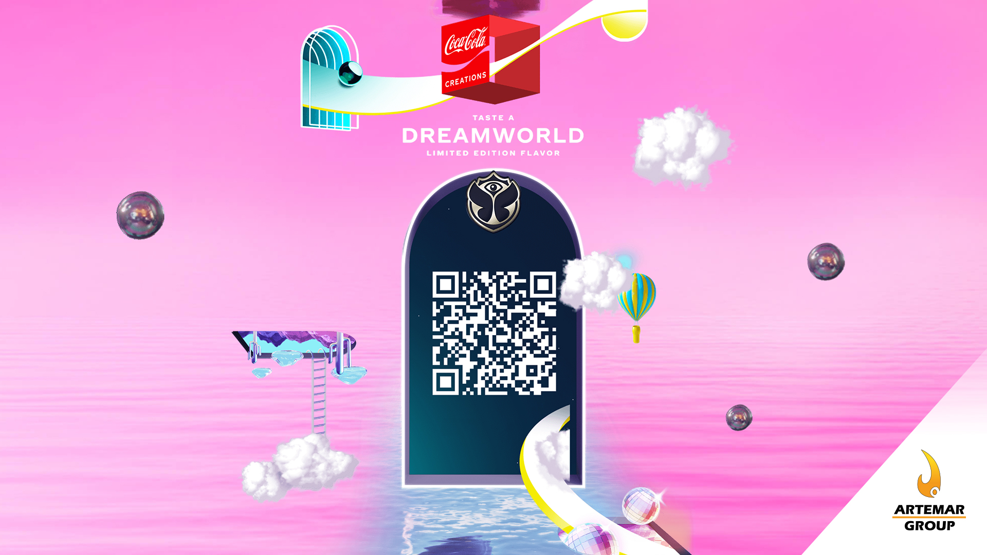Dreamworld de Coca-Cola es su nueva experiencia AR en web