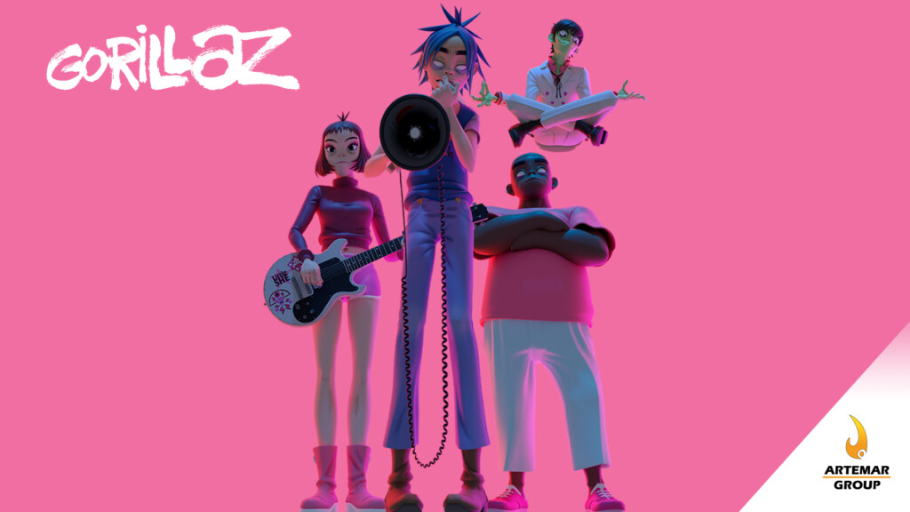 Gorillaz hará eventos de Realidad Aumentada en dos ciudades