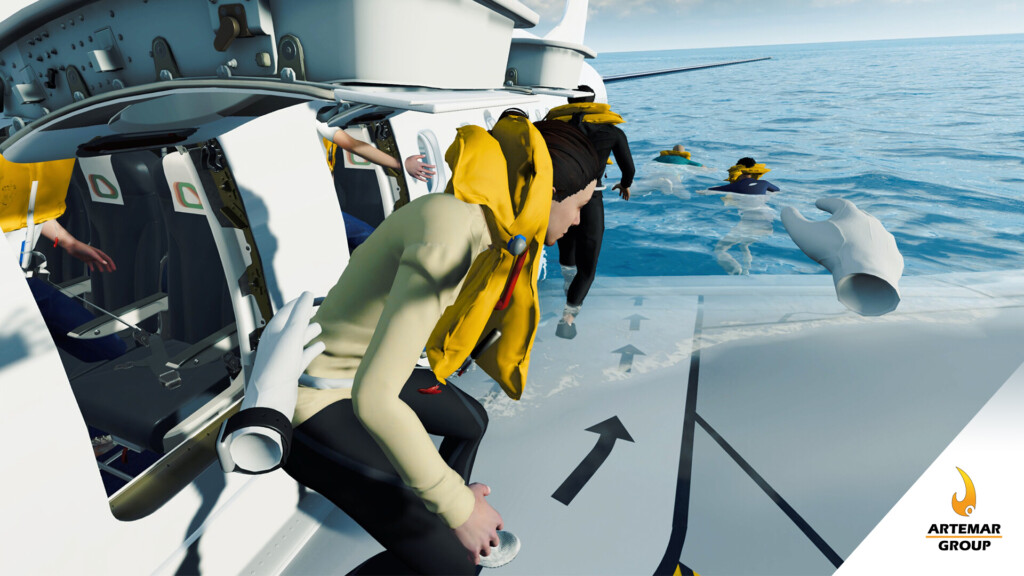 Simulador de azafata VR: sobrevive un accidente aéreo