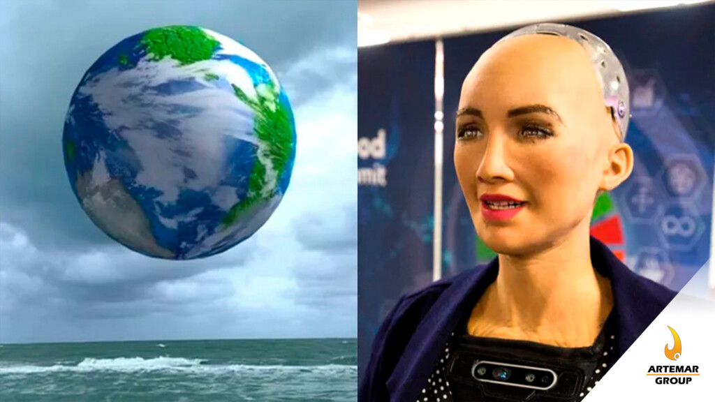 Stone Speaks: Obra de arte AR inspirada por un robot