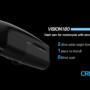 CREACT Vision 180: Cámara con pantalla AR para casco de moto