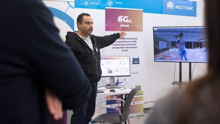 Proyecto 6G-XR impulsado por la Unión Europea para desarrollar comunicaciones inmersivas con realidad extendida, redes 6G e inteligencia artificial.